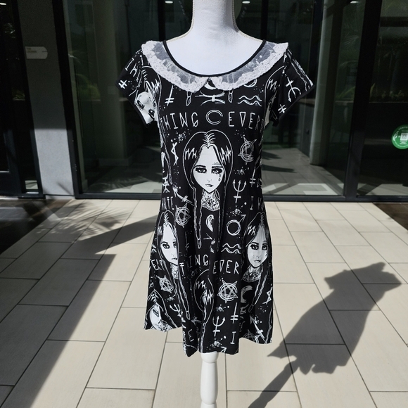 Rat Baby Occult Gothic Dress | “I Hate Everything” | Size XL | Rare Find | EUC - Picture 3 of 17